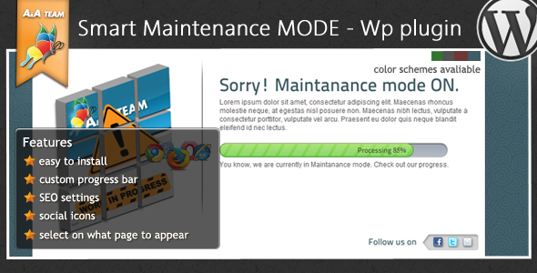 Maintenance Mode – WordPress Plugin — utilities preview