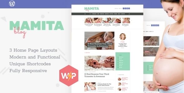 Mamita | Pregnancy & Maternity Cinique Blog WordPress Theme Nulled