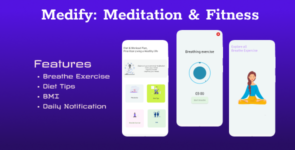 Medify: Meditation & Fitness with Google Admob