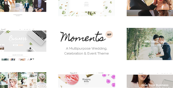 Moments – Wedding & Event WordPress Theme Nulled