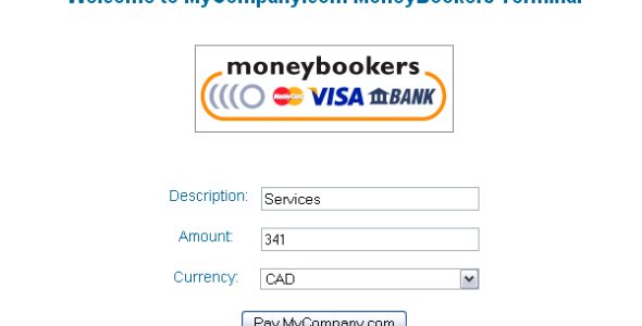 MoneyBookers Payment Terminal
