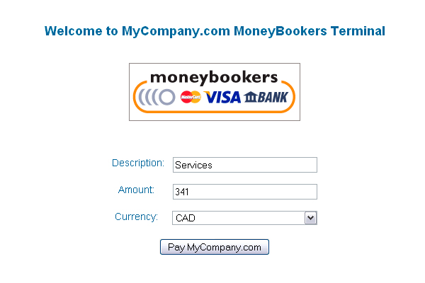 MoneyBookers Payment Terminal — miscellaneous preview