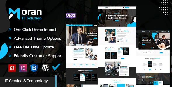 Moran – Technology & IT Solutions WordPress Theme