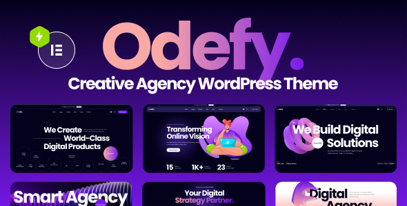 Odefy – Creative Multipurpose WordPress Theme Nulled