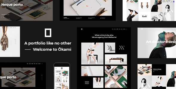 Okami – Portfolio WordPress Theme Nulled