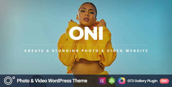 Oni – Photography WordPress Theme Nulled