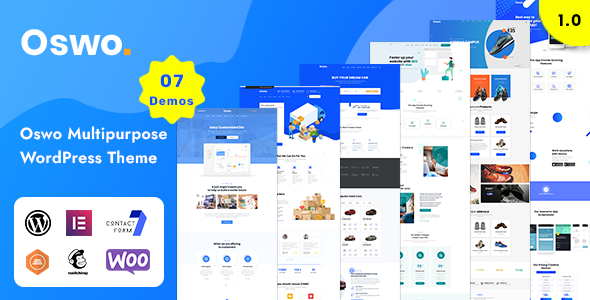 Oswo – Multi Purpose WordPress Theme Nulled