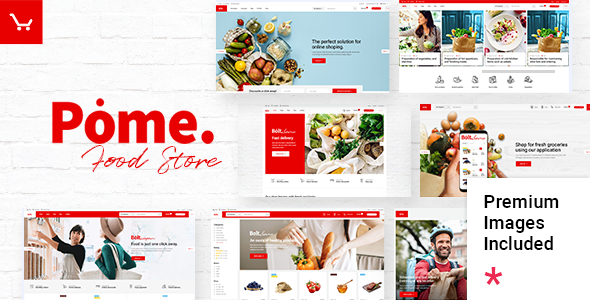 Pome – Food Store & Grocery Marketplace WordPress Theme Nulled