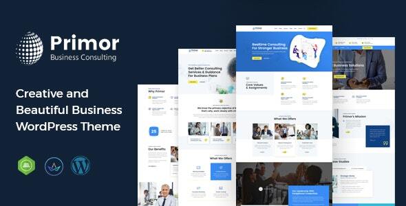 Primor – Business Consulting WordPress Theme Nulled