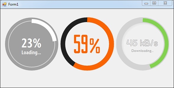 Progress Wheel for Windows Forms