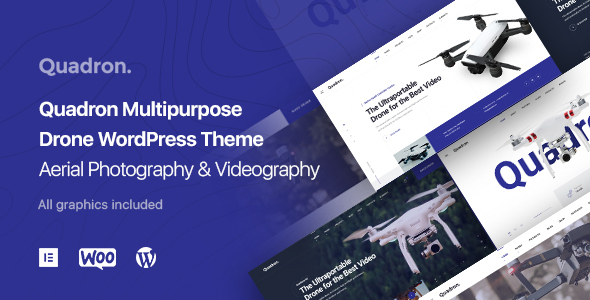 Quadrone – Drone, UAV, Video Pilot WordPress Theme Nulled