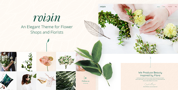 Roisin – Flower Shop and Florist WordPress Theme Nulled