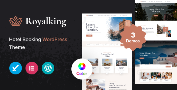 Royalking – Hotel Booking WordPress Theme Nulled
