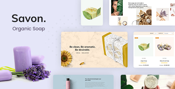 Savon – Handmade Shop WordPress Theme — Ecommerce preview