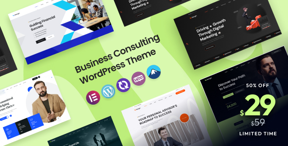 Seargin – Business Consulting WordPress Theme — business preview
