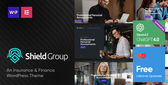 ShieldGroup | Insurance & Finance WordPress Theme Nulled