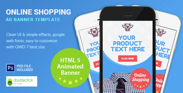 Shopping | HTML5 Google Banner Ad 7 Nulled