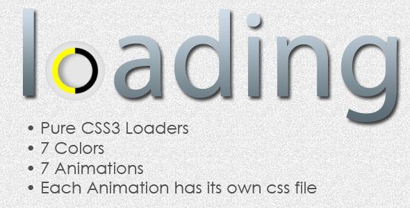 Simple CSS3 Animated Loaders Nulled