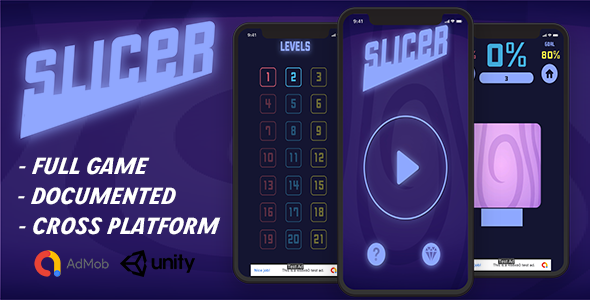 Slicer – Fun Puzzle Game (Unity – Admob) Nulled