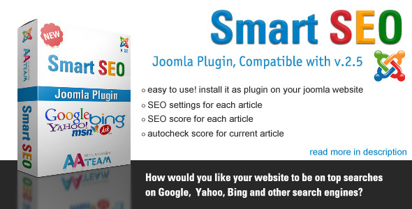 Smart SEO – Joomla Plugin — Joomla preview