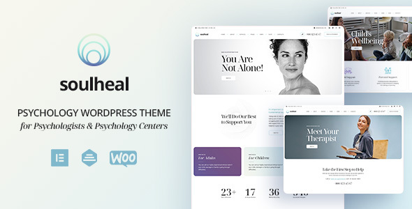 SoulHeal – Psychology and Counseling WordPress Theme Nulled