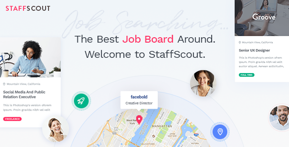 StaffScout – Job Board and Employment WordPress Theme Nulled