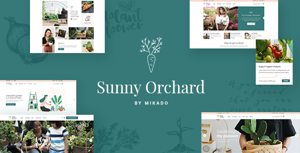 SunnyOrchard – Landscaping and Gardening WordPress Theme Nulled