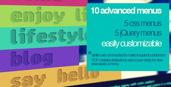 Super menu pack (10 menus) Nulled