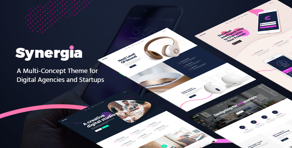 Synergia – Digital Agency WordPress Theme Nulled