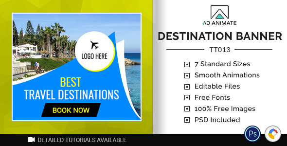 Tour & Travel | Destination Booking Banner (TT013) Nulled