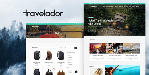 Travelador – Blog Tourism & WooCommerce Shop Theme Nulled
