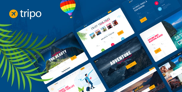 Tripo – Travel & Tourism Agencies WordPress Theme Nulled