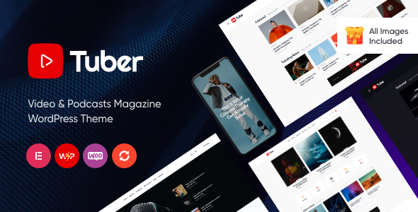 Tuber – Video & Podcast WordPress Theme Nulled