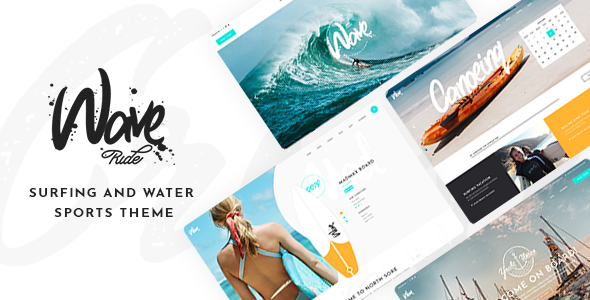 WaveRide – Surfing and Water Sports WordPress Theme