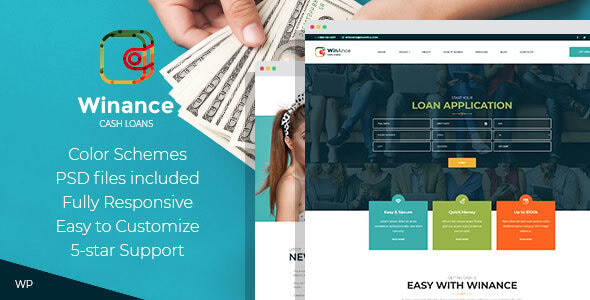 Winance – Financial Company WordPress Theme Nulled