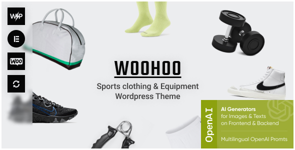 Woo Hoo – Sports Store WordPress Theme Nulled