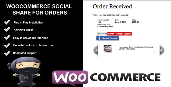 Woocommerce Social Share For Orders Nulled