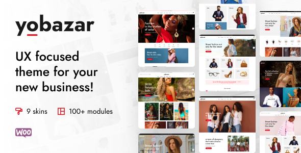 Yobazar – Elementor Fashion WooCommerce Theme Nulled