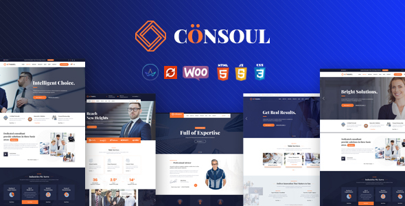 Consoul – Consulting Business WordPress Theme Nulled