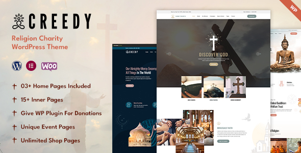 Creedy – Religion WordPress Theme Nulled