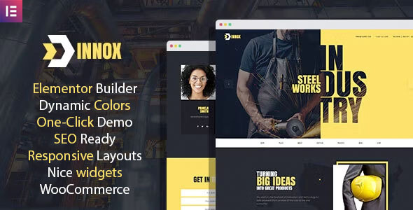 Innox – Industrial WordPress Elementor Theme Nulled