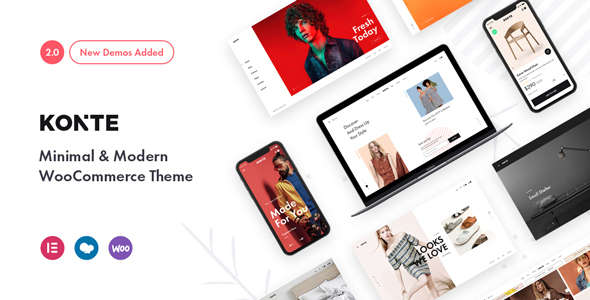Konte – Minimal & Modern WooCommerce WordPress Theme — Ecommerce preview