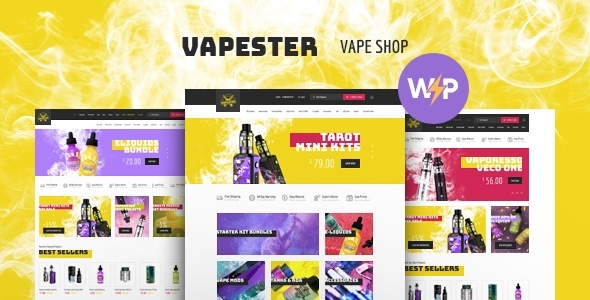 Vapester | Cigarette Store & Vape Shop WooCommerce Theme Nulled