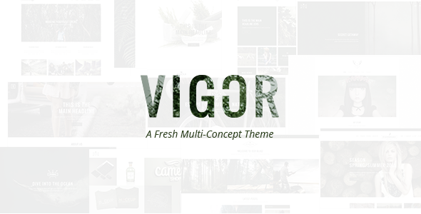 Vigor – Vintage WordPress Theme Nulled