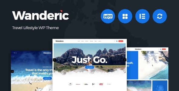 Wanderic – Travel Blog & Lifestyle WordPress Theme Nulled