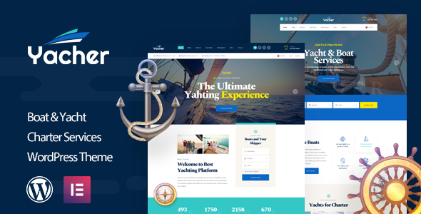 Yacher – Yacht Charter Services WordPress Theme Nulled