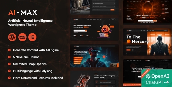 AI MAX – Artificial Neural Network WordPress Theme Nulled