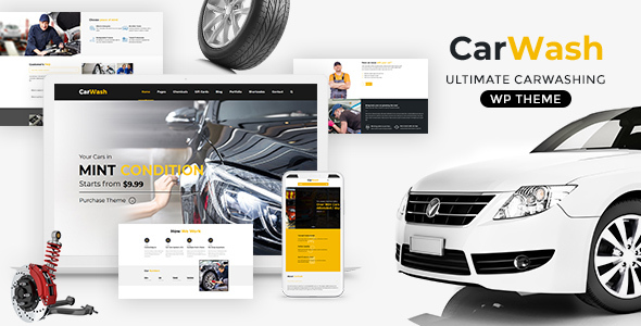 Car Wash – Auto Spa WordPress Theme Nulled
