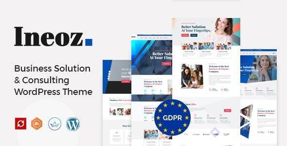 Ineoz – Business Consulting WordPress Theme Nulled