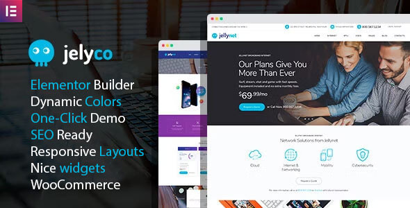 JelyCo – ISP & Telecom WordPress Theme Nulled